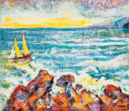  Vén, Emil - Beach with Sailing Boats 