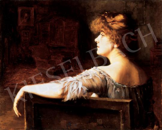 Basch Gyula - Márkus Emília a vörös szalonban, 1904 | 31. Aukció aukció / 133 tétel