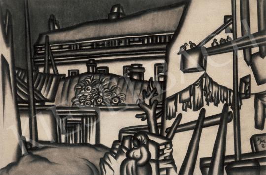 Farkasházy Miklós - Ruhaszárítás, 1927 | 31. Aukció aukció / 147 tétel