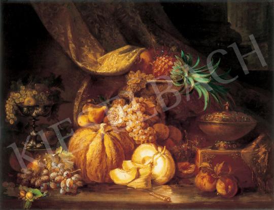 Közép-európai festő, 1900 körül - Csendélet gyümölcsökkel | 31. Aukció aukció / 166 tétel