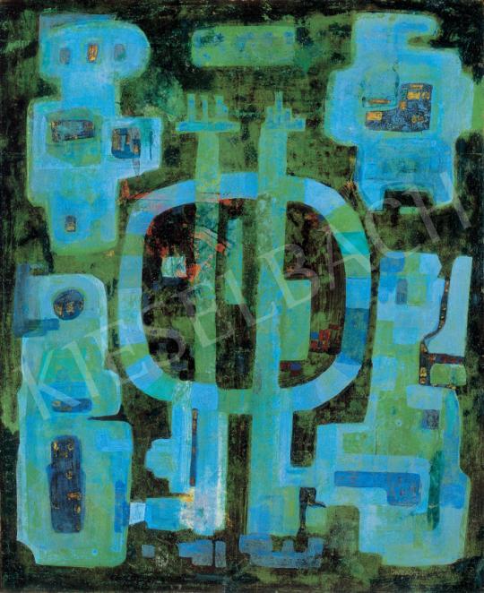 Ország, Lili - Green and Blue Composition | 31st Auction auction / 179 Lot