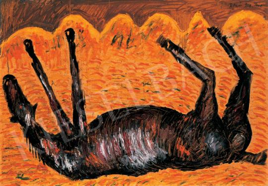  Román, György - Lying Horse | 31st Auction auction / 219 Lot