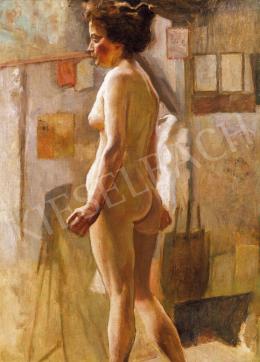 Hollósy, Simon - Nude in the Studio, 1889 