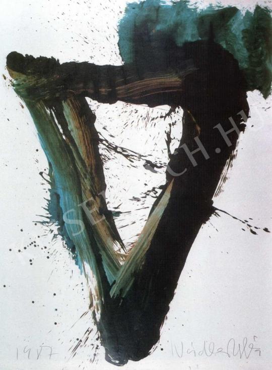  Nádler István - Feketebács (Zöld) festménye
