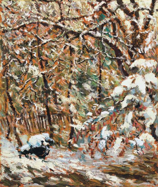 Paál, Albert - Winter in Nagybánya,  1924 | 32nd Auction auction / 16 Lot