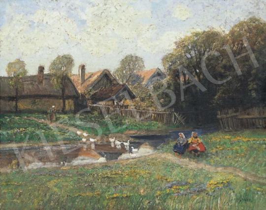  Ujházy, Ferenc - On the Stream Bank | 32nd Auction auction / 30 Lot