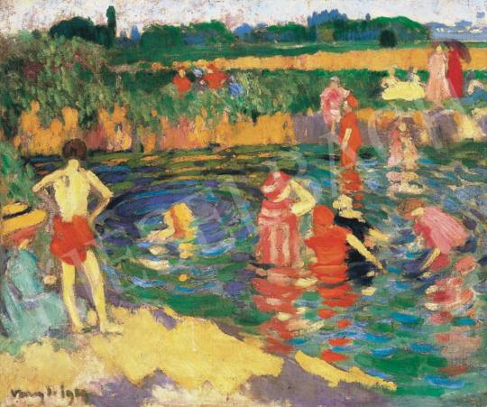  Vaszary, János - Bathing in the Open Air (Fényesfürdő in Tata), 1909 | 32nd Auction auction / 41 Lot