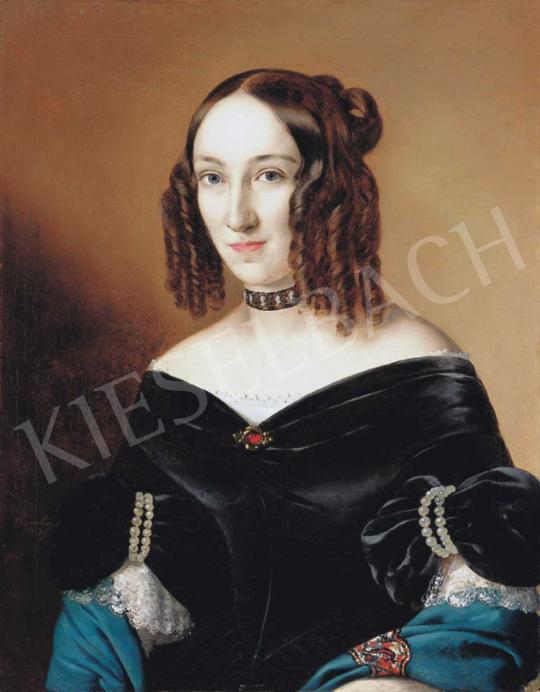 Barabás, Miklós - Countess Mrs. János Bethlen, Baroness Zsuzsanna Wesselényi, 1879 | 32nd Auction auction / 57 Lot