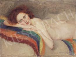  Benkhard, Ágost - Reclining Nude, 1932 
