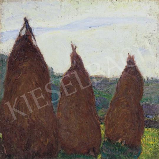 Hollósy, Simon - Three Haystacks | 32nd Auction auction / 73 Lot