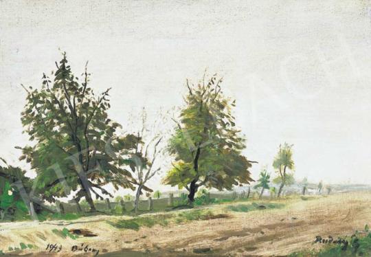  Rudnay, Gyula - Bábony Landscape with Trees, 1943 | 32nd Auction auction / 100 Lot
