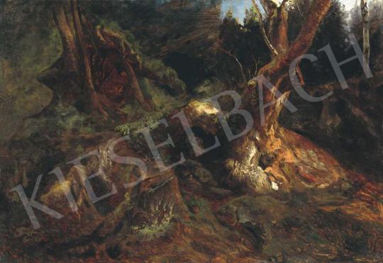 Brodszky Sándor - Beszűrődő fények az erdőben | 32. Aukció aukció / 128 tétel