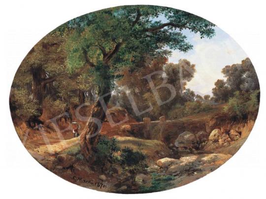 Ifj. Markó, Károly jr. - Romantic Landscape 1870 | 32nd Auction auction / 151 Lot
