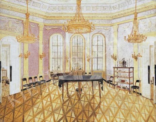 Boros Nepomuk, János - Castle Room in Empire Style, 1842 | 32nd Auction auction / 199 Lot