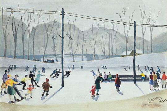 Jancsek, Antal - Skaters, 1930 | 33rd Auction auction / 4 Lot