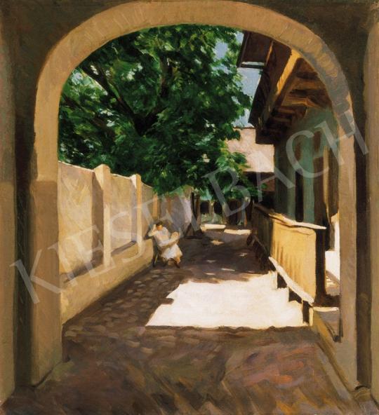  Ferenczy, Valér - Courtyard in Nagybánya | 20th Auction auction / 102 Lot