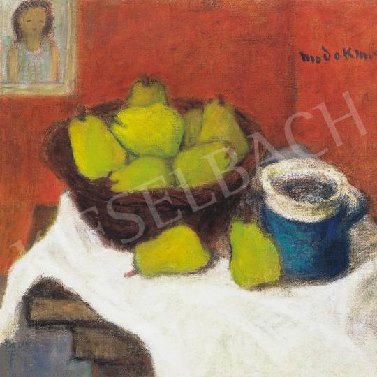  Modok, Mária (Czóbel Béláné) - Still-Life with Pears | 33rd Auction auction / 122 Lot