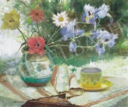  Kontuly, Béla - Still-Life with Iris Flowers 