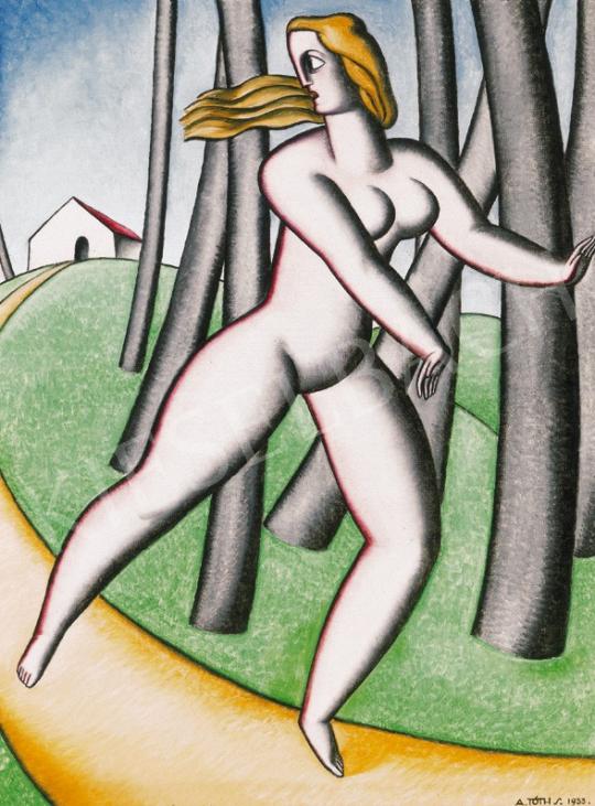 A. Tóth, Sándor - Escaping Nymph, 1933 | 20th Auction auction / 106 Lot