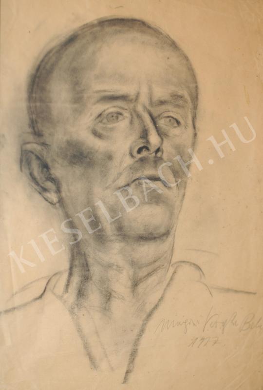  Mágori Varga, Béla - Self-Portrait painting