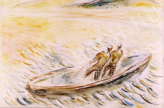 Egry József - Halászok festménye