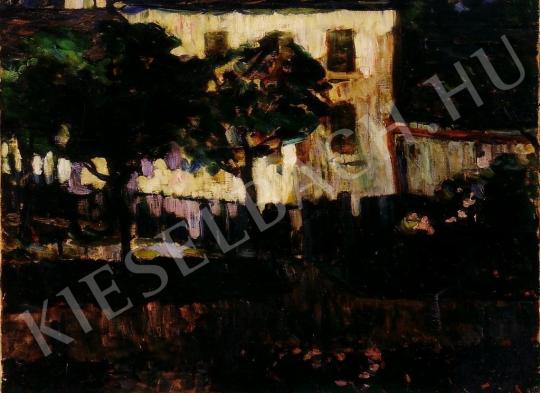 Egry József - Sárga ház, 1918 előtt festménye