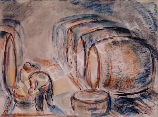 Egry, József - Wine  Cellar, 1938 painting