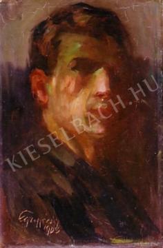 Egry, József - Self-Portrait, 1905 painting