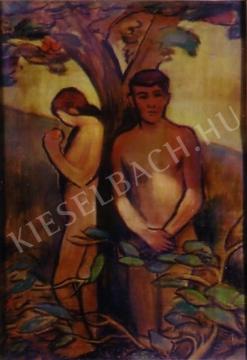 Egry József - Ádám és Éva festménye