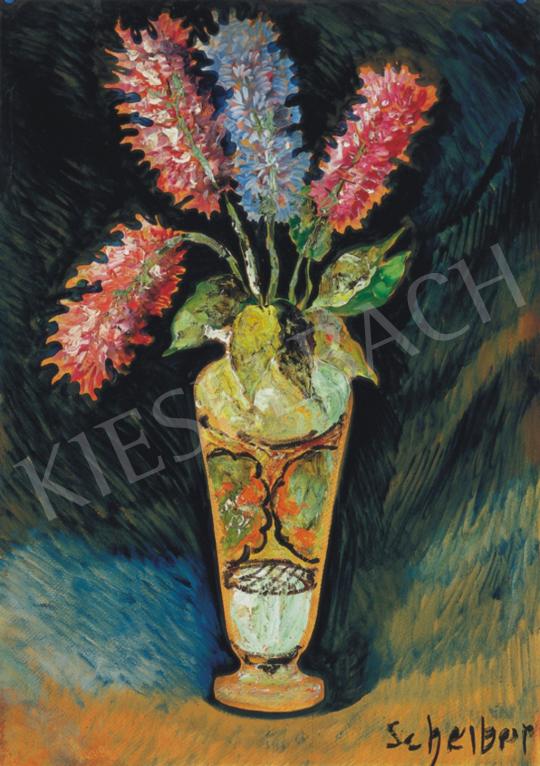  Scheiber Hugó - Virágok vázában, 1920 körül | 34. Aukció aukció / 13 tétel