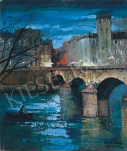 Corini, Margit - Evening by the River Seine in Paris 