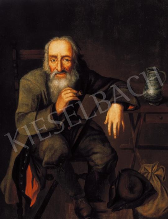 Ismeretlen német festő, 17. század - Pipázó férfi | 20. Aukció aukció / 132 tétel