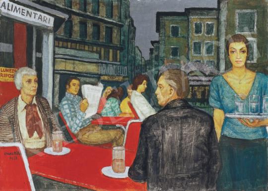  Czene, Béla jr. - Coffee House in Rome | 34th Auction auction / 35 Lot