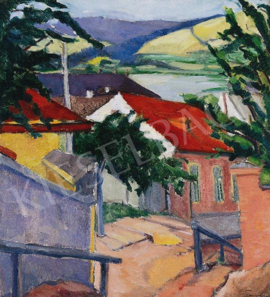 Tihanyi, Lajos, - Street in Trencsény, 1912 | 34th Auction auction / 37 Lot