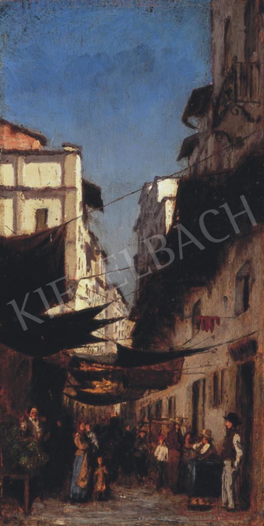  Nádler, Róbert - The Old Market in Florence | 34th Auction auction / 39 Lot