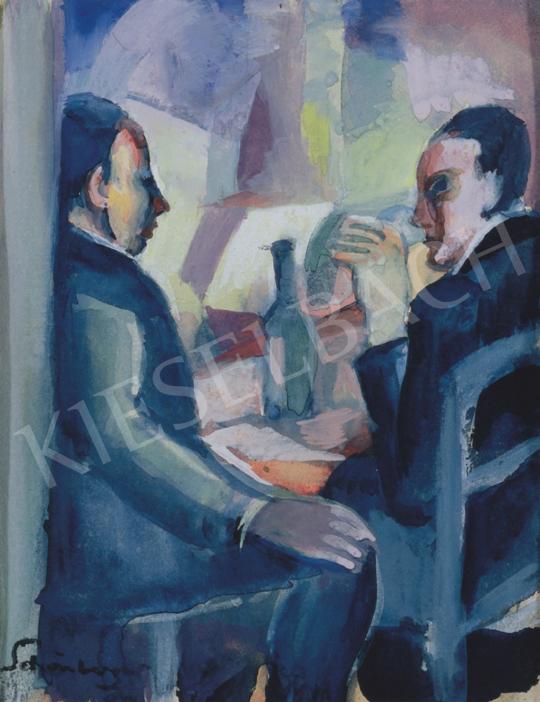  Schönberger Armand - Beszélgetők | 34. Aukció aukció / 54 tétel