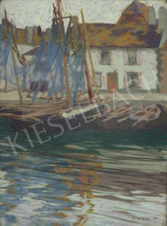  Poll, Hugó - Sailboats in the Harbour | 34th Auction auction / 79 Lot