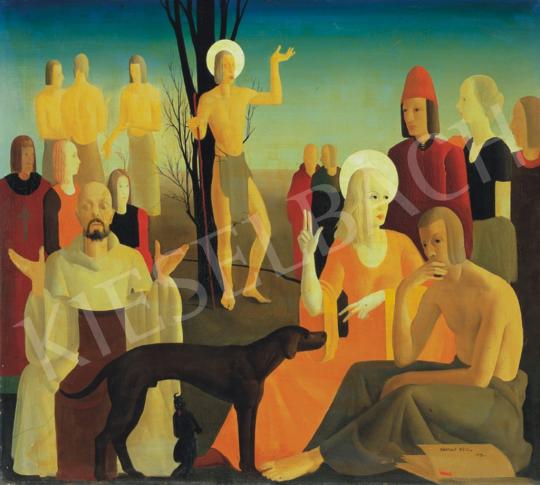  Kontuly, Béla - John the Baptist's Preaching, 1933 | 34th Auction auction / 80 Lot