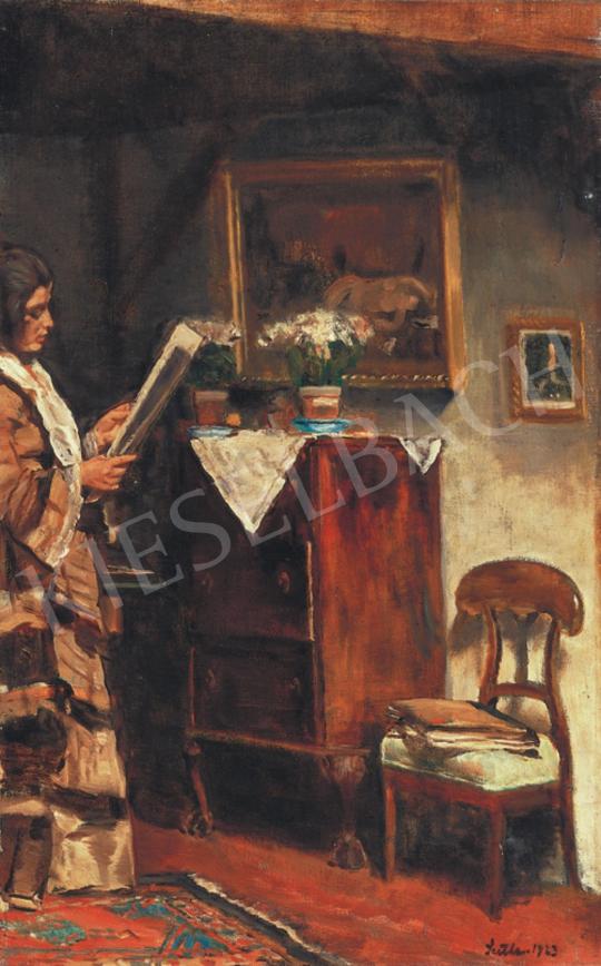 Szüle, Péter - In the Artist's Studio, 1923 | 34th Auction auction / 100 Lot