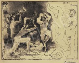  Picasso, Pablo - Faunok tánca, 1957 
