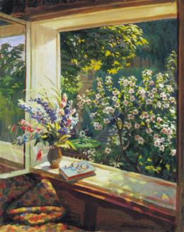 Felekiné Gáspár, Anni - Sunlit Studio Window 