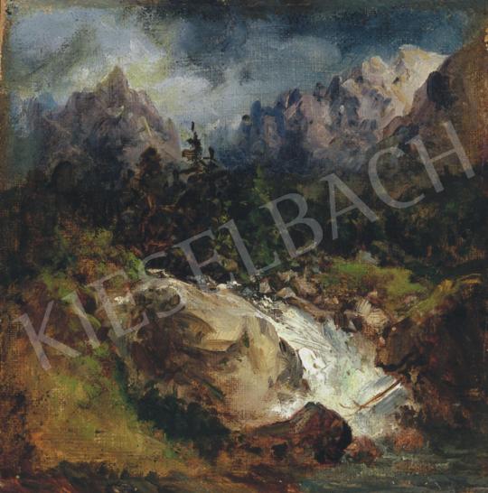 Brodszky, Sándor - Waterfall in the Mountains | 34th Auction auction / 150 Lot