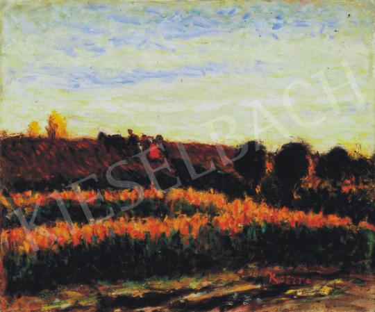  Koszta József - Alkonyi fény a földeken | 34. Aukció aukció / 170 tétel