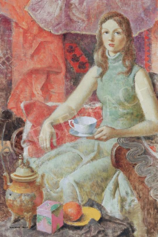  Kontuly, Béla - Girl with Teacup | 34th Auction auction / 175 Lot