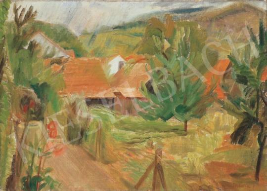  Szobotka, Imre - Summer Shower in Zebegény | 34th Auction auction / 189 Lot