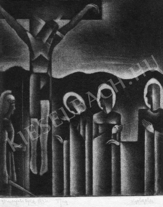 Gomogács, Béla - Christ on the Cross, 1934 | Auction of Photos and Works on Paper auction / 6 Lot