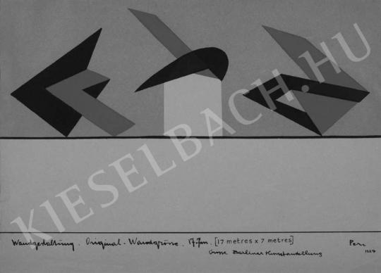 Péri László - Murális terv a Nagy Berlini Kiállítás számára, 1924/1960-as évek | Fotó- és grafikai aukció aukció / 23 tétel