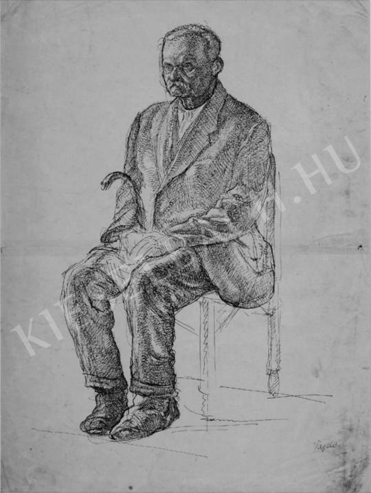 Vajda, Lajos - Portrait of an Old Man | Auction of Photos and Works on Paper auction / 45 Lot