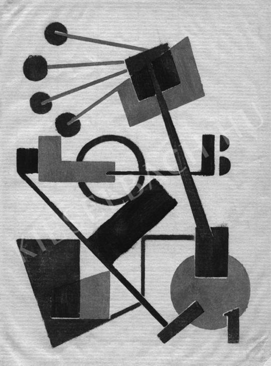  Bortnyik Sándor - Képarchitektúra, 1921, Lap a Ma-albumból | Fotó- és grafikai aukció aukció / 57 tétel