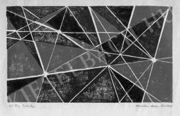 Monostori Moller, Pál - Red-Blue Composition II, 1966 